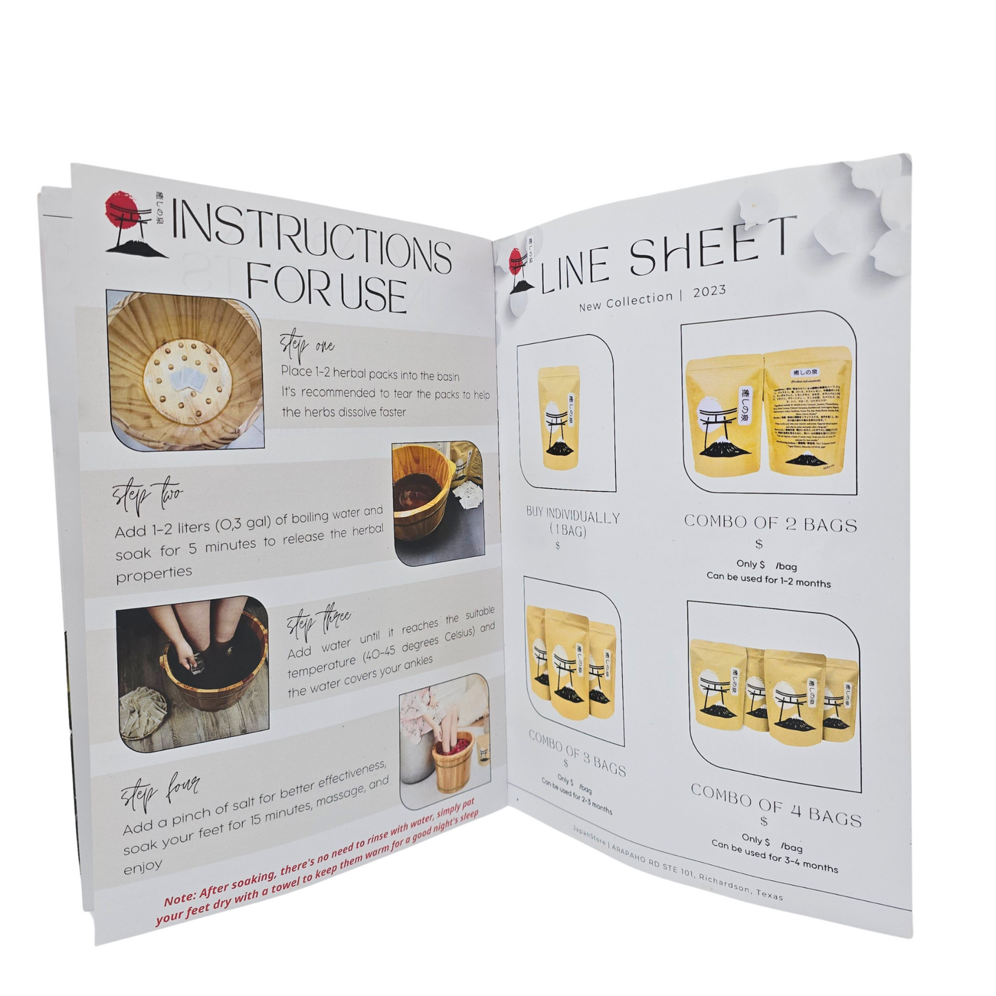 CATALOG GIỚI THIỆU NGÂM CHÂN