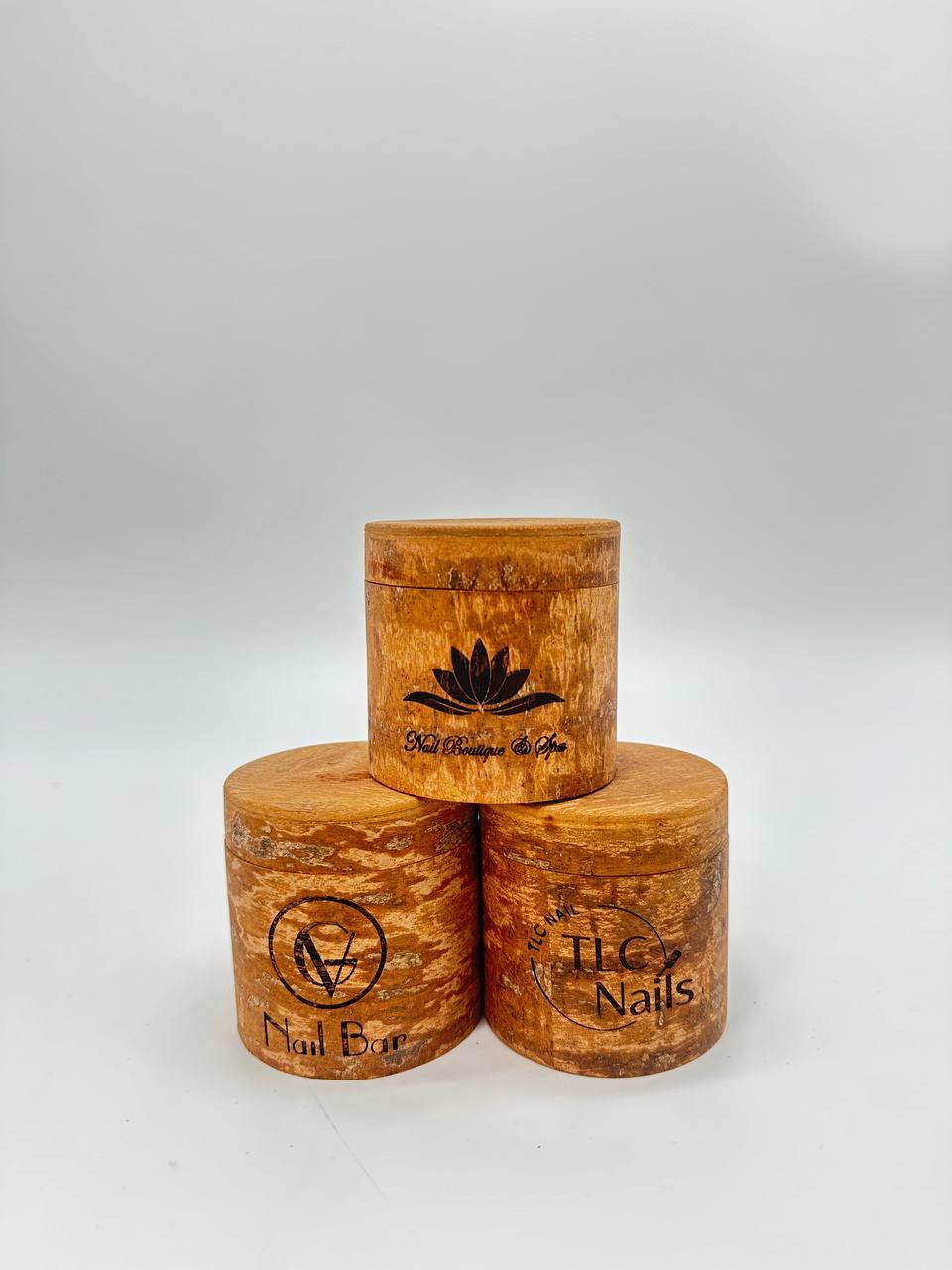 NẾN MASSAGE VỎ QUẾ KHẮC, THIẾT KẾ LOGO MIỄN PHÍ