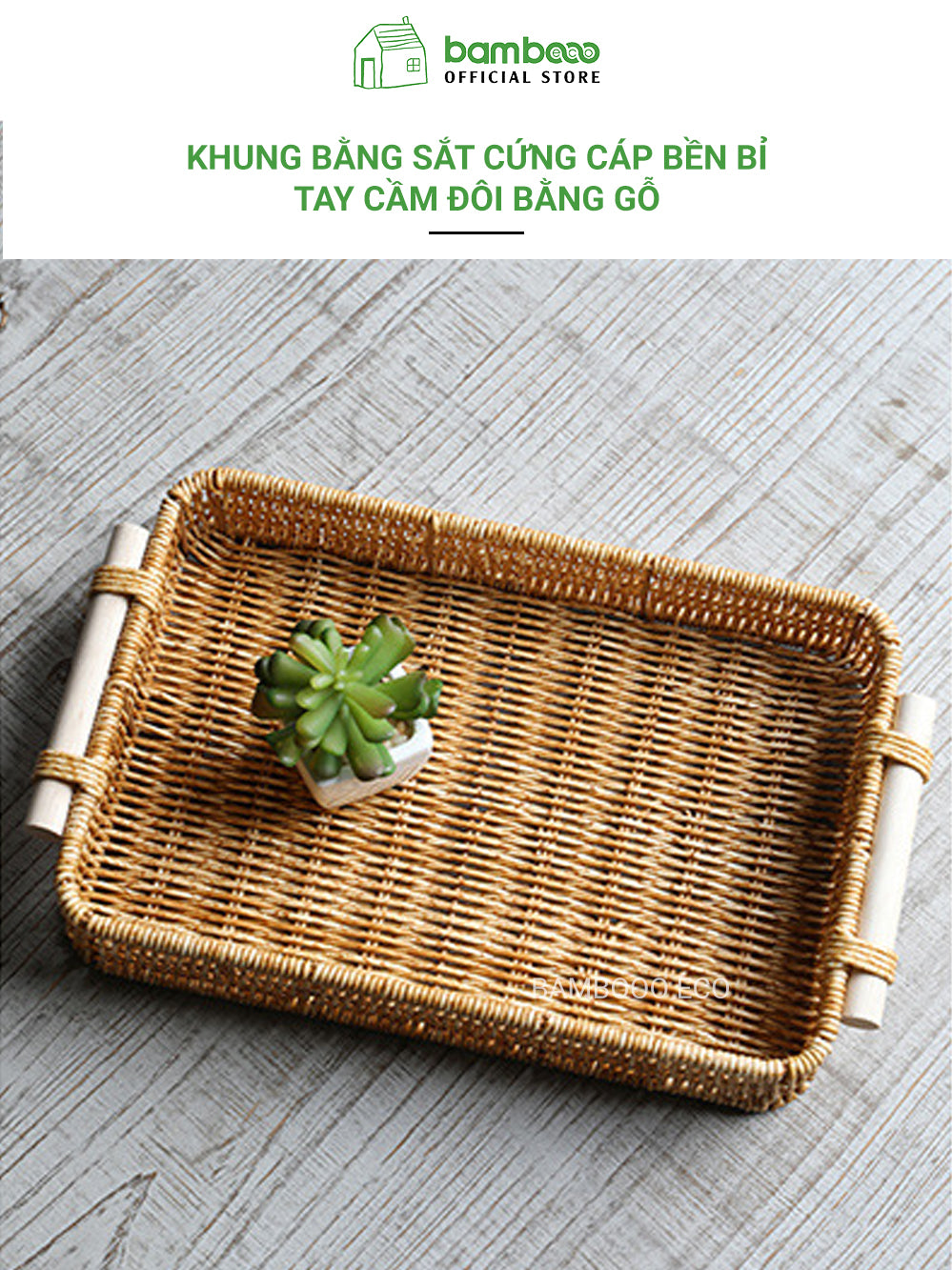 Khay nhựa giả mây đựng set PEDICURE tiệm nails, spa
