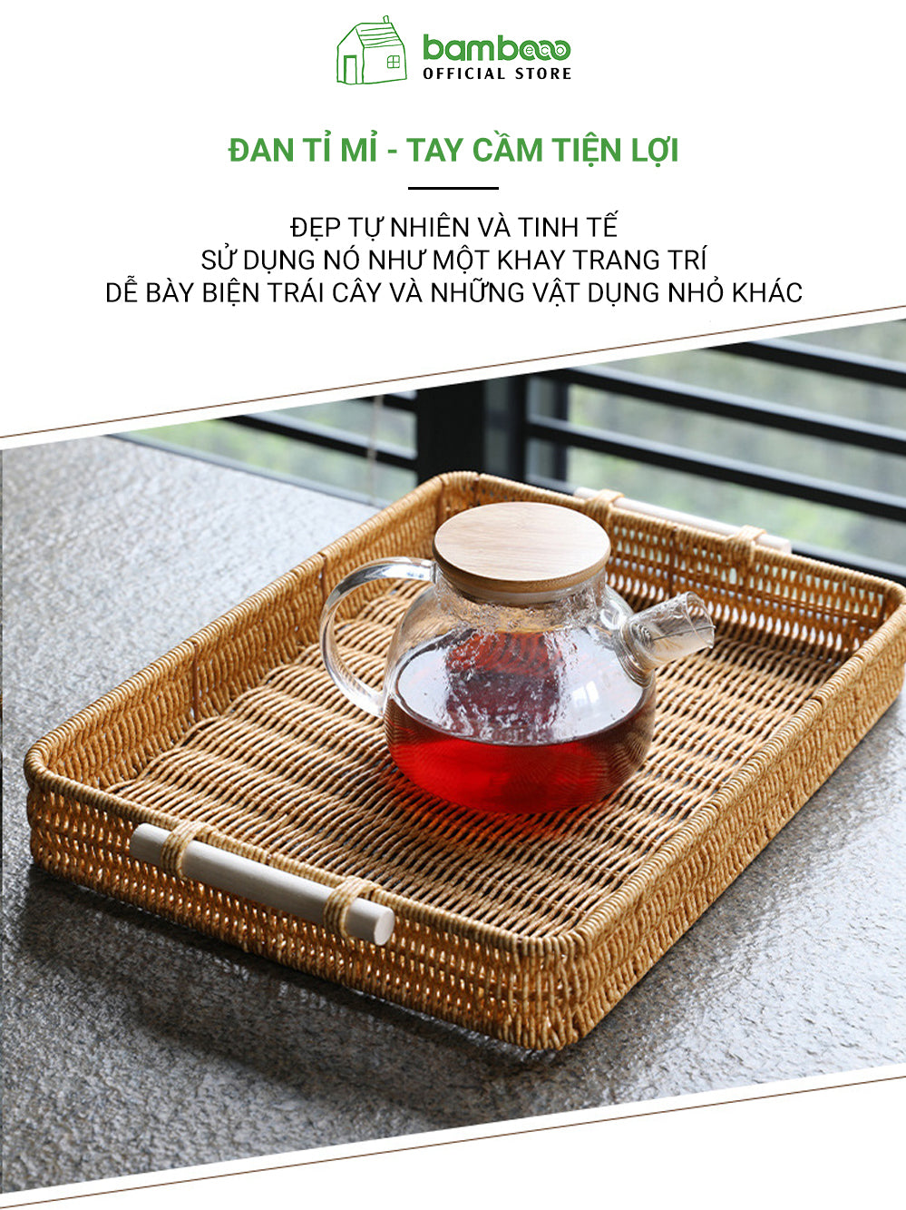 Khay nhựa giả mây đựng set PEDICURE tiệm nails, spa