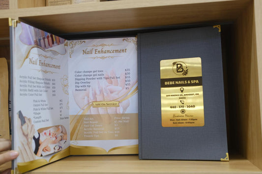 MENU CAO CẤP TIỆM NAILS