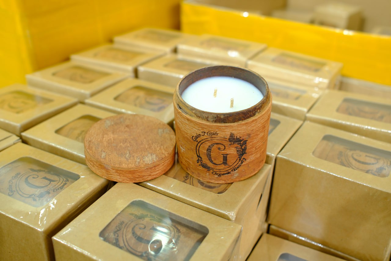 NẾN MASSAGE VỎ QUẾ KHẮC, THIẾT KẾ LOGO MIỄN PHÍ