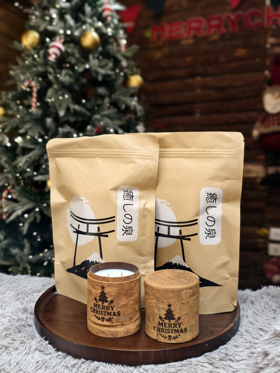 NẾN MASSAGE VỎ QUẾ KHẮC, THIẾT KẾ LOGO MIỄN PHÍ