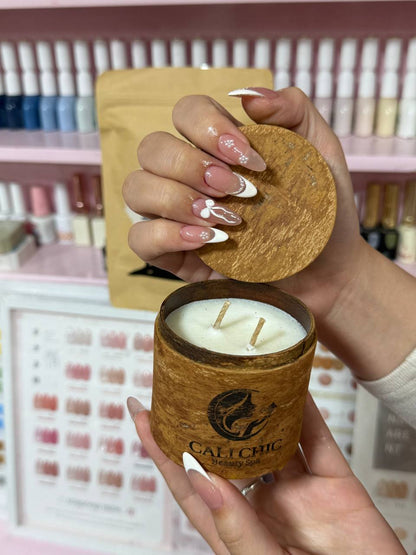 NẾN MASSAGE VỎ QUẾ KHẮC, THIẾT KẾ LOGO MIỄN PHÍ