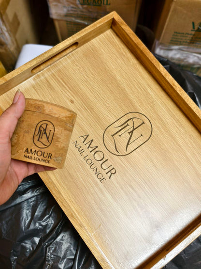 NẾN MASSAGE VỎ QUẾ KHẮC, THIẾT KẾ LOGO MIỄN PHÍ