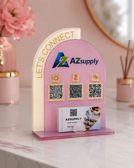 ✅ Luxury QR & NFC Display for Nail Salons & Spas